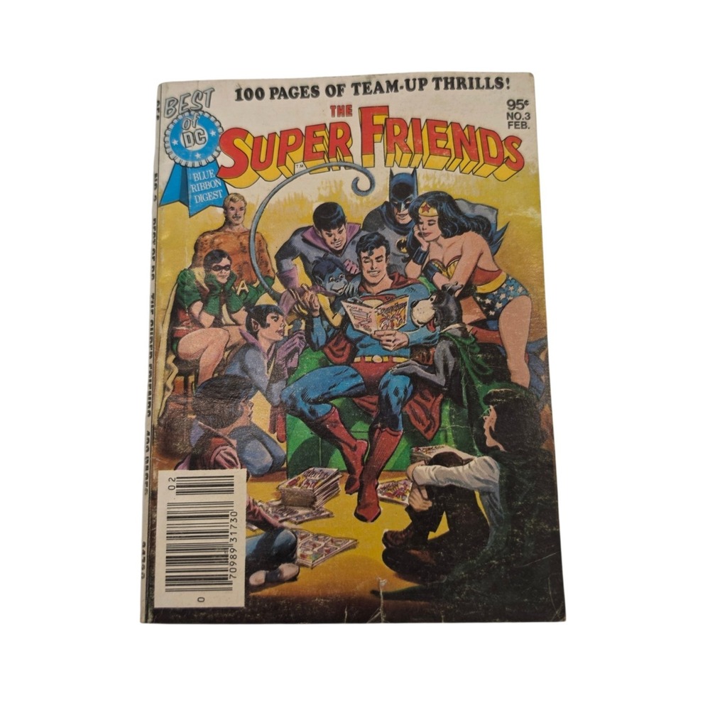 BEST OF DC BLUE RIBBON DIGEST #3 THE SUPER FRIENDS 1980 BRONZE AGE COMIC BOOK